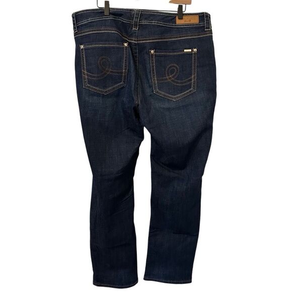 Melissa McCarthy Seven 7 Jeans Classic Straight Denim Blue Women Size 22W dark w - Picture 2 of 14